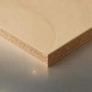 Panneau aggloméré décor hêtre blanc pour agencement intérieur