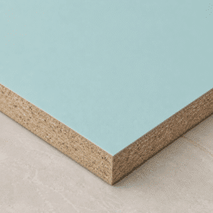 Panneau mélaminé bleu glacier pour agencement